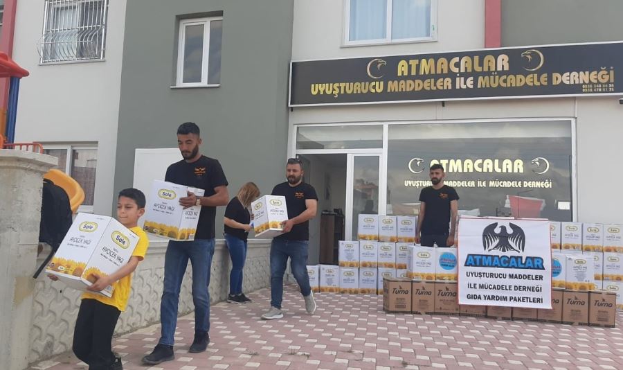İhtiyaç sahibi ailelere Atmacalardan destek