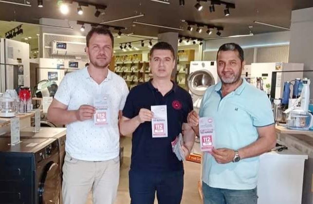 112 ÇAĞRI MERKEZİ TANITILIYOR