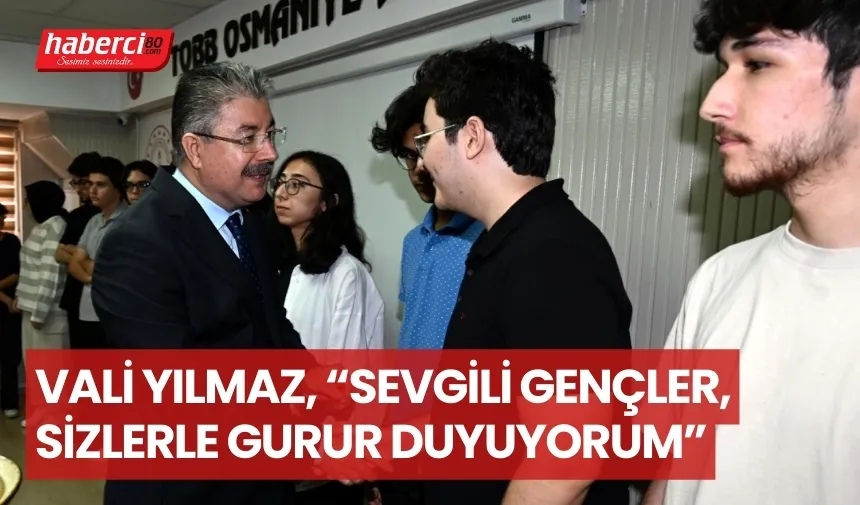 YKS’de dereceye giren öğrenciler ödüllendirildi, Vali Yılmaz: “Sevgili gençler, sizlerle gurur duyuyorum”